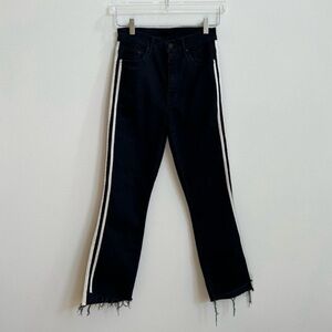 MOTHER The Insider Crop Step Fray-Guilty Racer Jeans